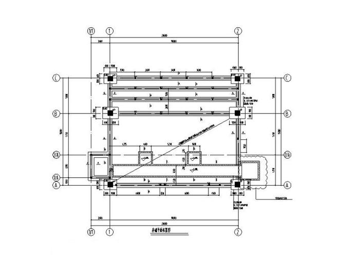 钢结构稻谷烘干厂建筑结构施工图(组合楼板)