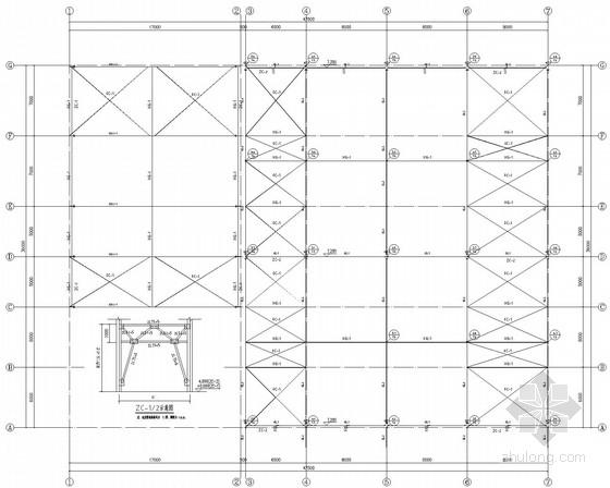 4s店展厅钢框架结构施工图